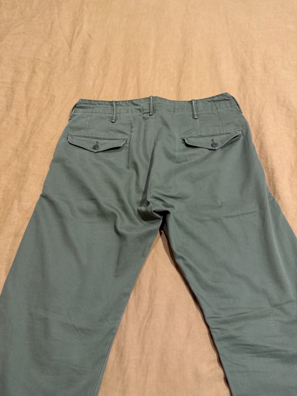 RRL Officer Chino, Olive, 32x30 - Picture 6 of 6